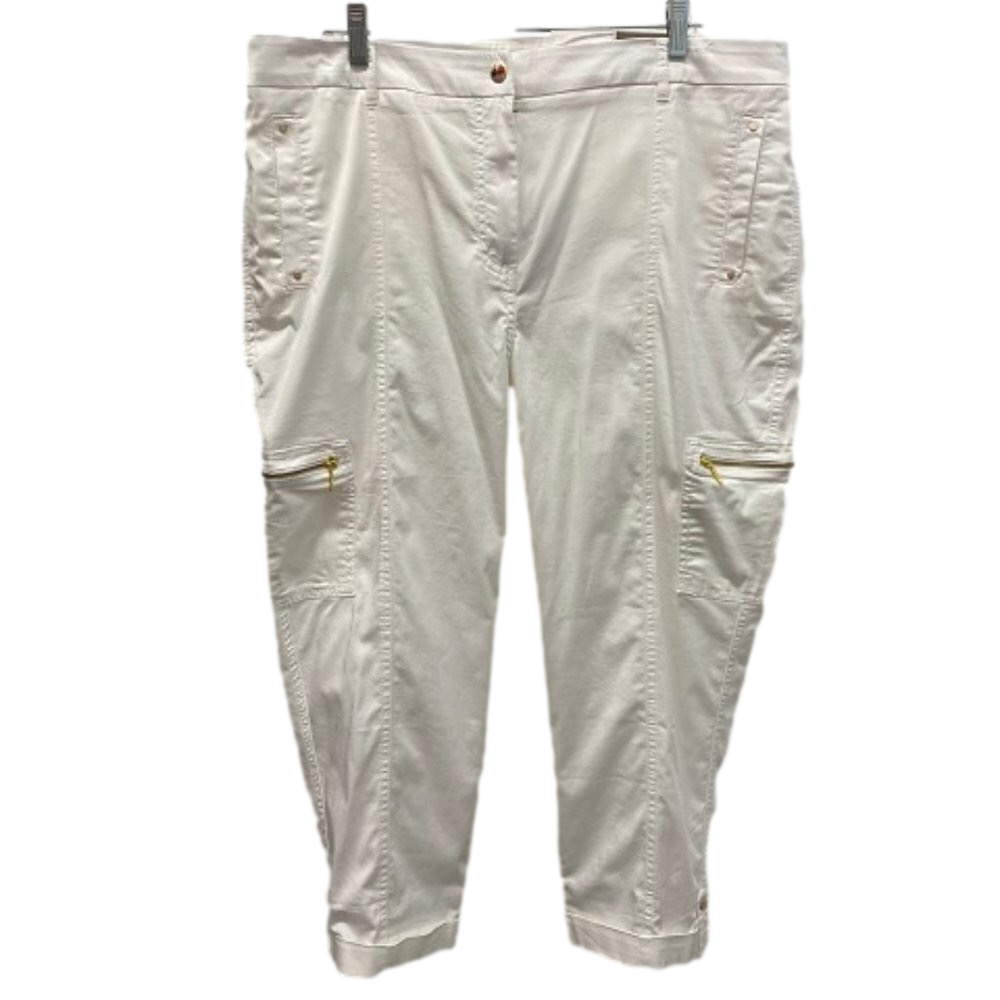 Chico's Luxe Twill Utility Crop Capris